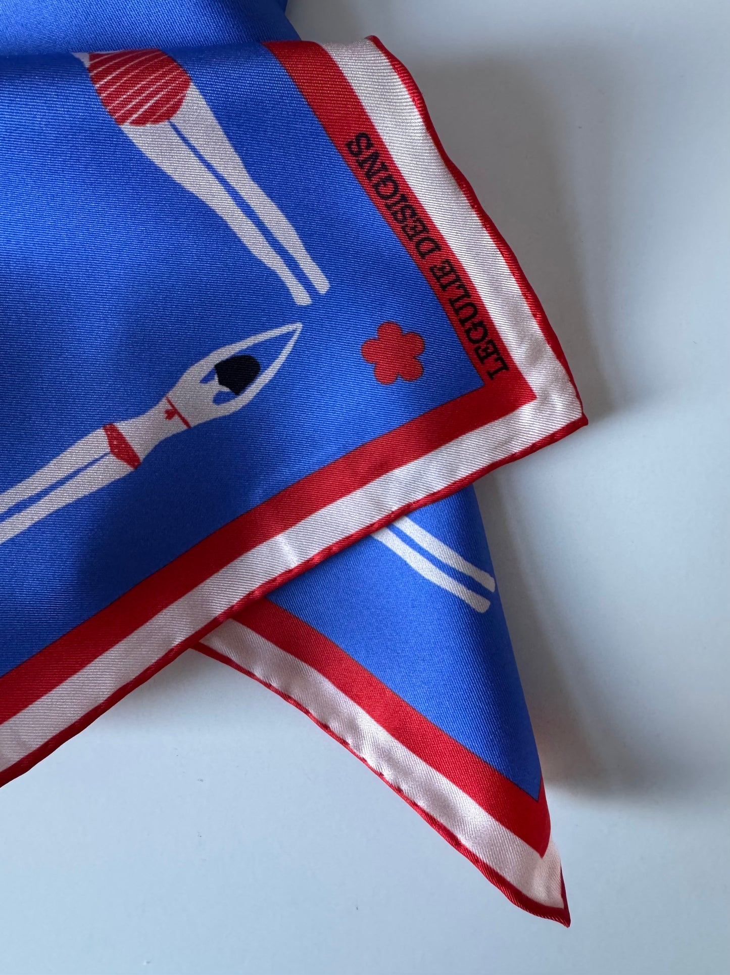The Swimmers, 65cm Silk Scarf