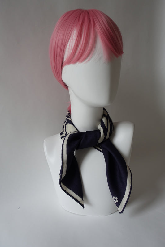Flower Power, 65cm Silk-Wool Scarf