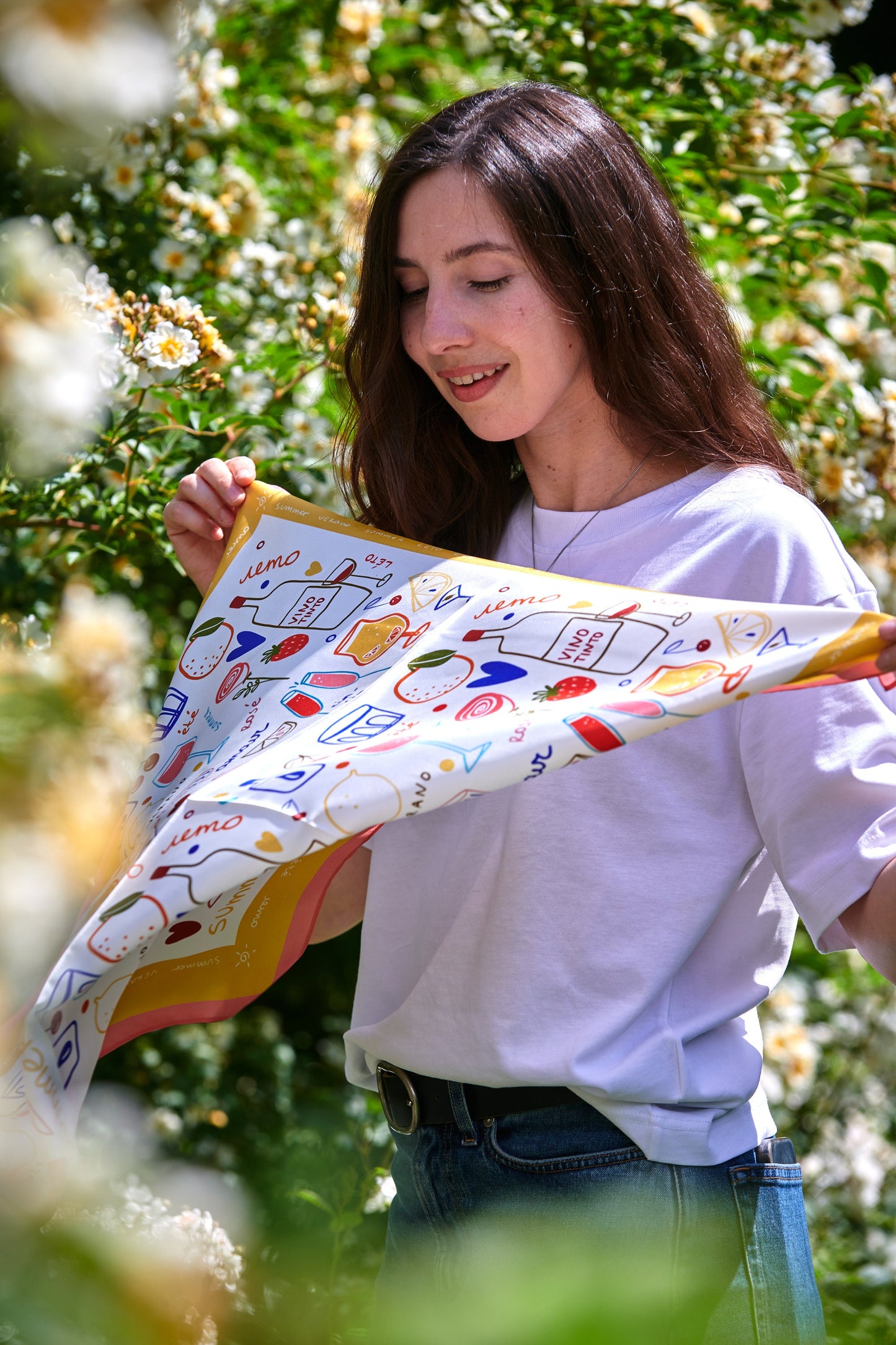 Summer 65cm Silk Scarf