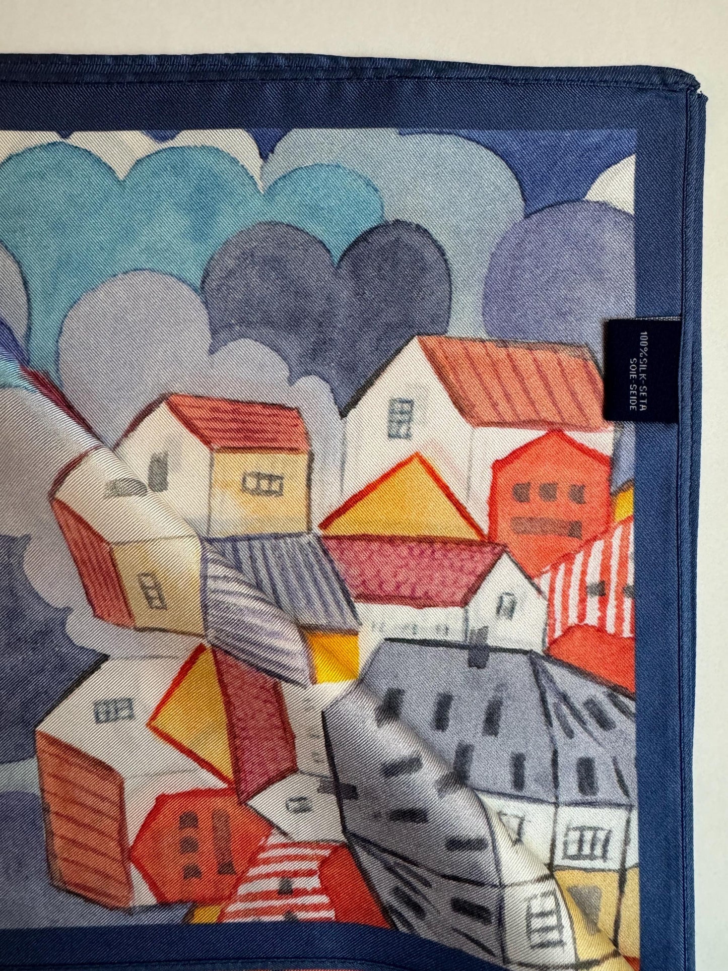 Scandinavia, 65cm Square Silk Scarf