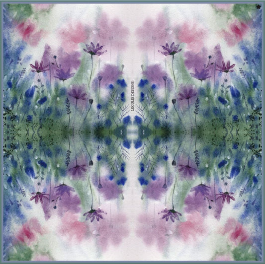 The Meadow, 65cm Square Silk Scarf