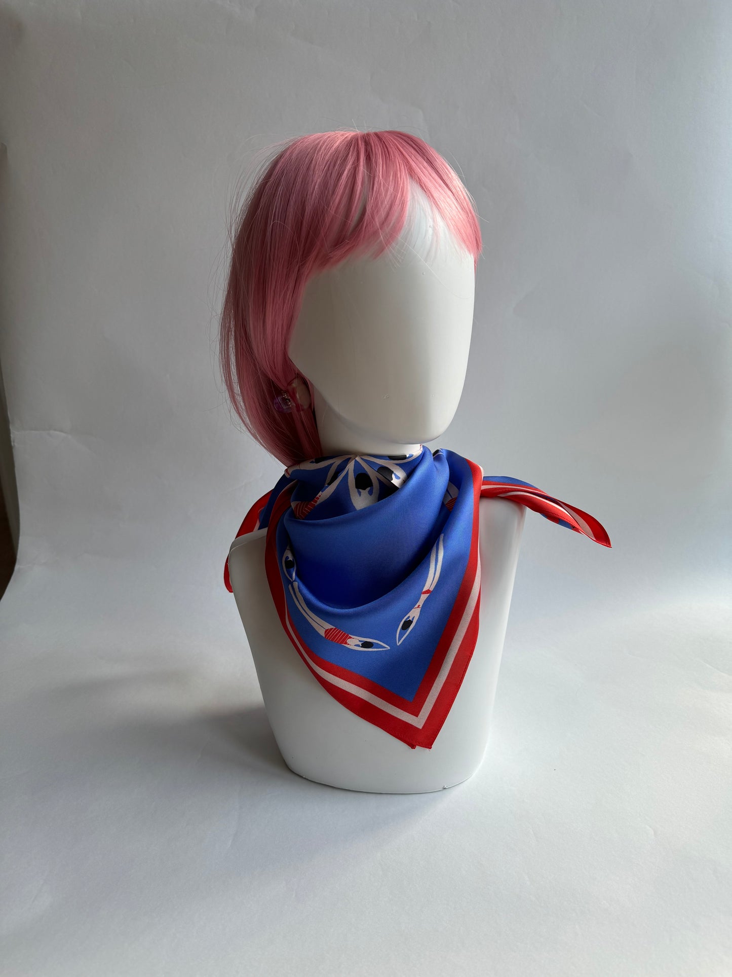 The Swimmers 65 cm square silk scarf