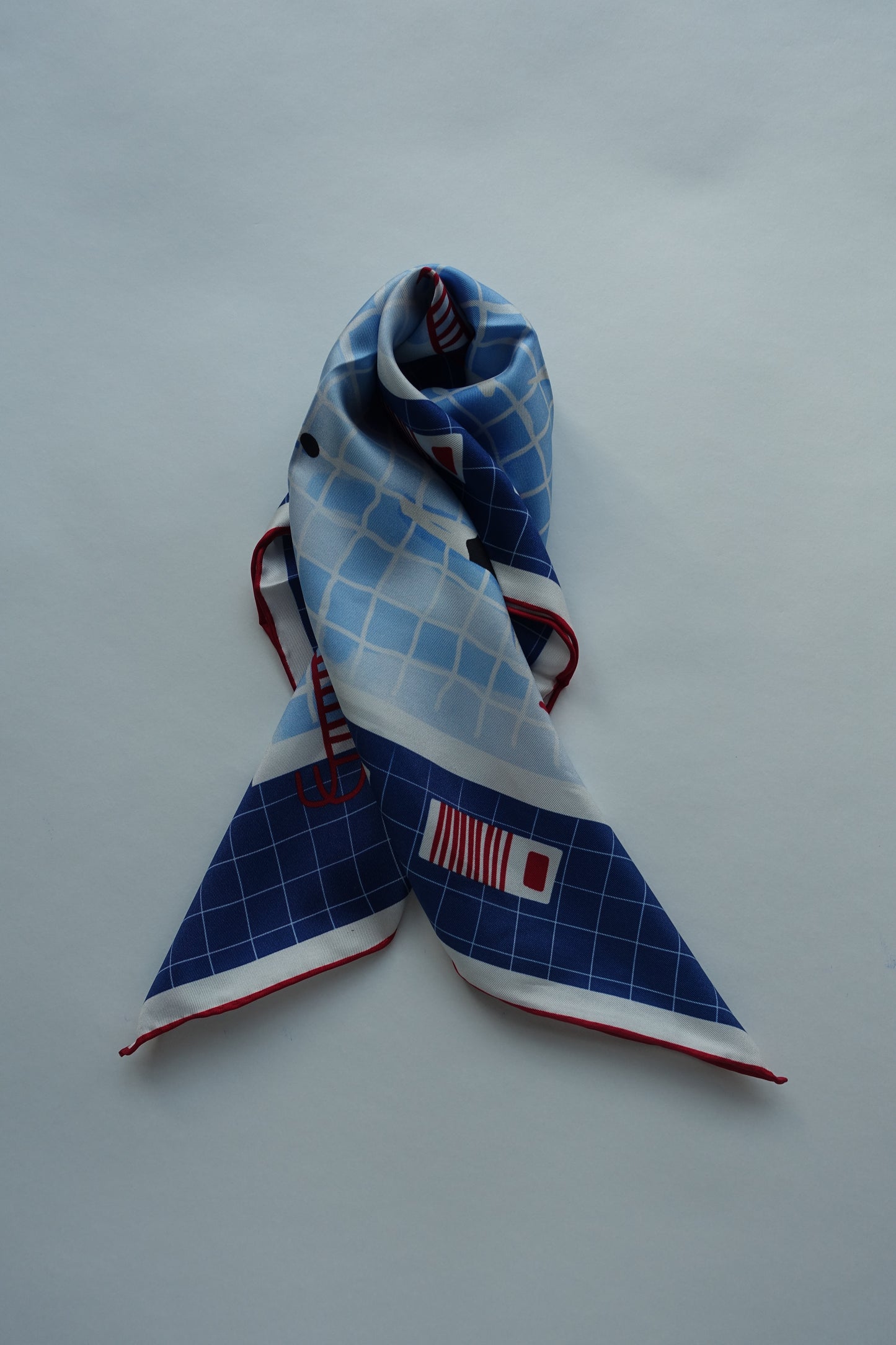 The Pool, 50cm Silk Scarf