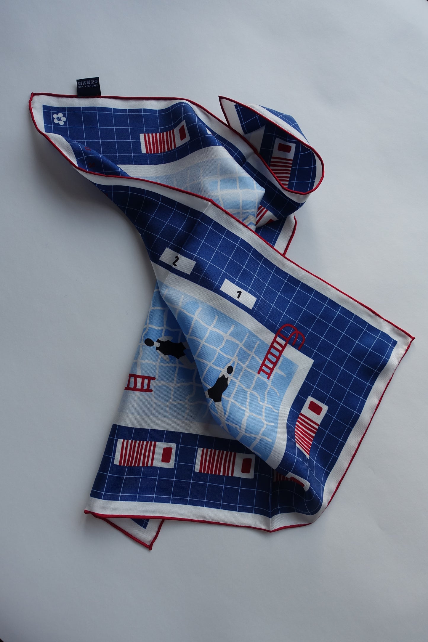 The Pool, 50cm Silk Scarf