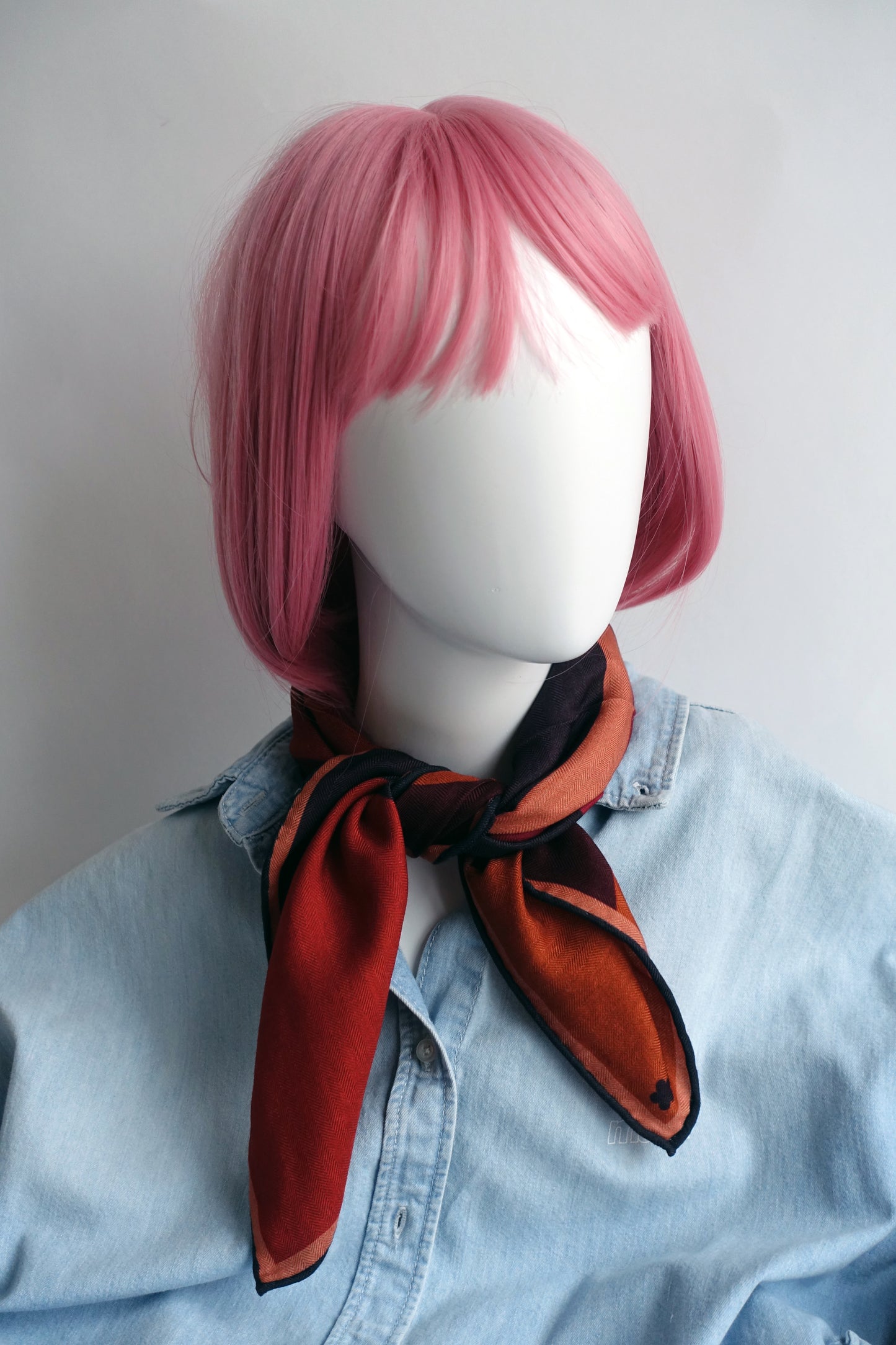 Ladies, 65 cm Silk-Wool Square Scarf