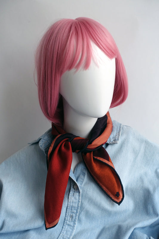 Ladies, 65 cm Silk-Wool Square Scarf