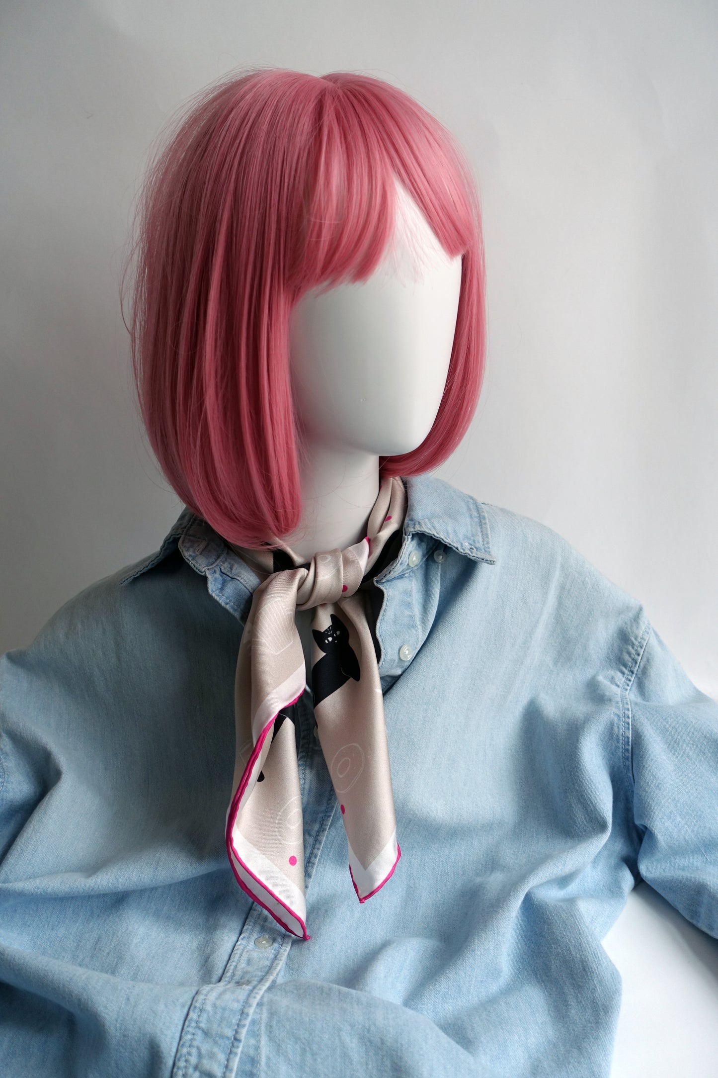 Cats, 65 cm Silk Twill Square Scarf