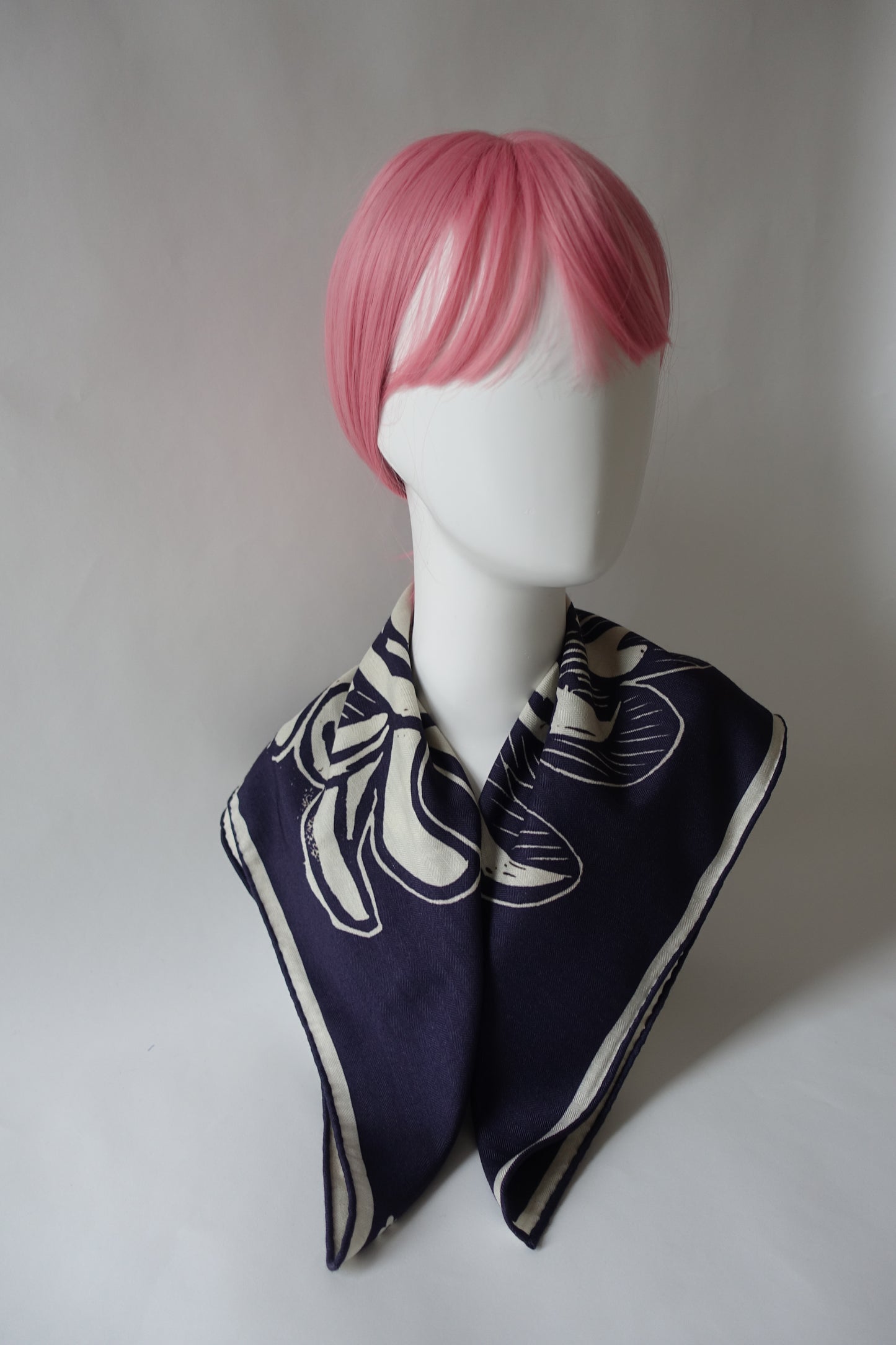 Flower Power, 65cm Silk-Wool Scarf