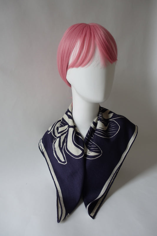 Flower Power, 65cm Silk-Wool Scarf