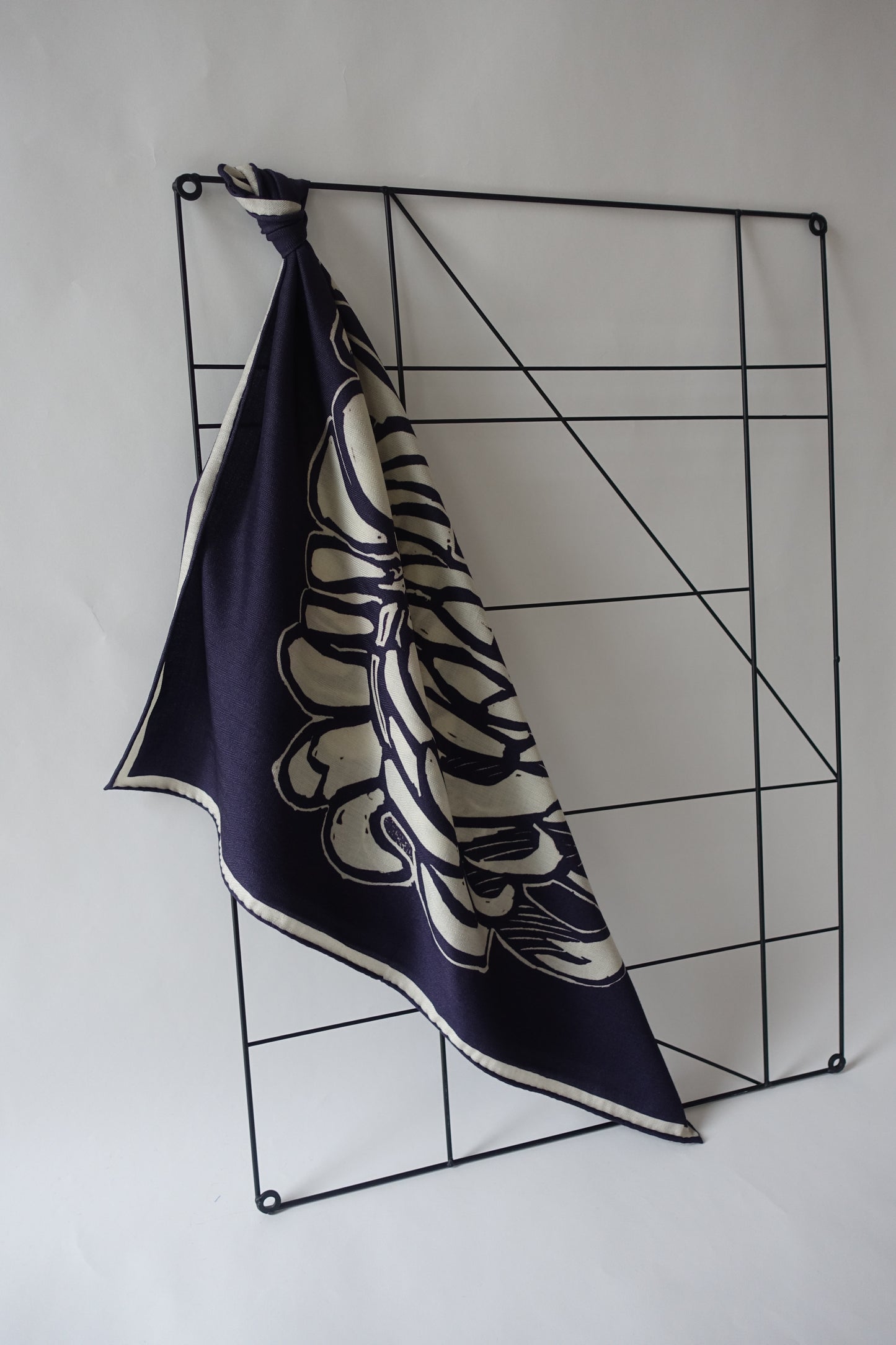 Flower Power, 65cm Silk-Wool Scarf