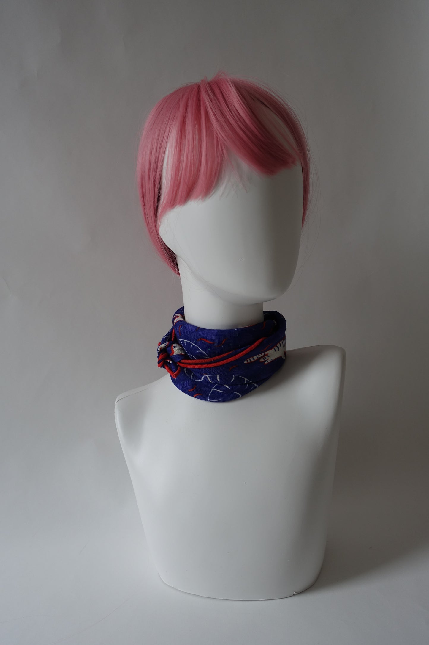 Snow Tiger, 65cm Silk-Wool Scarf
