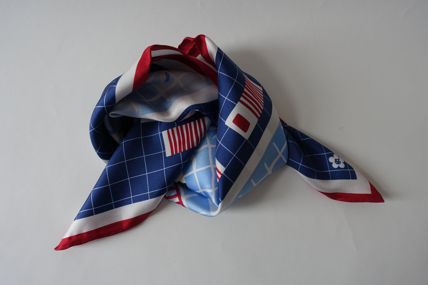The Pool, 65cm Silk Twill Scarf