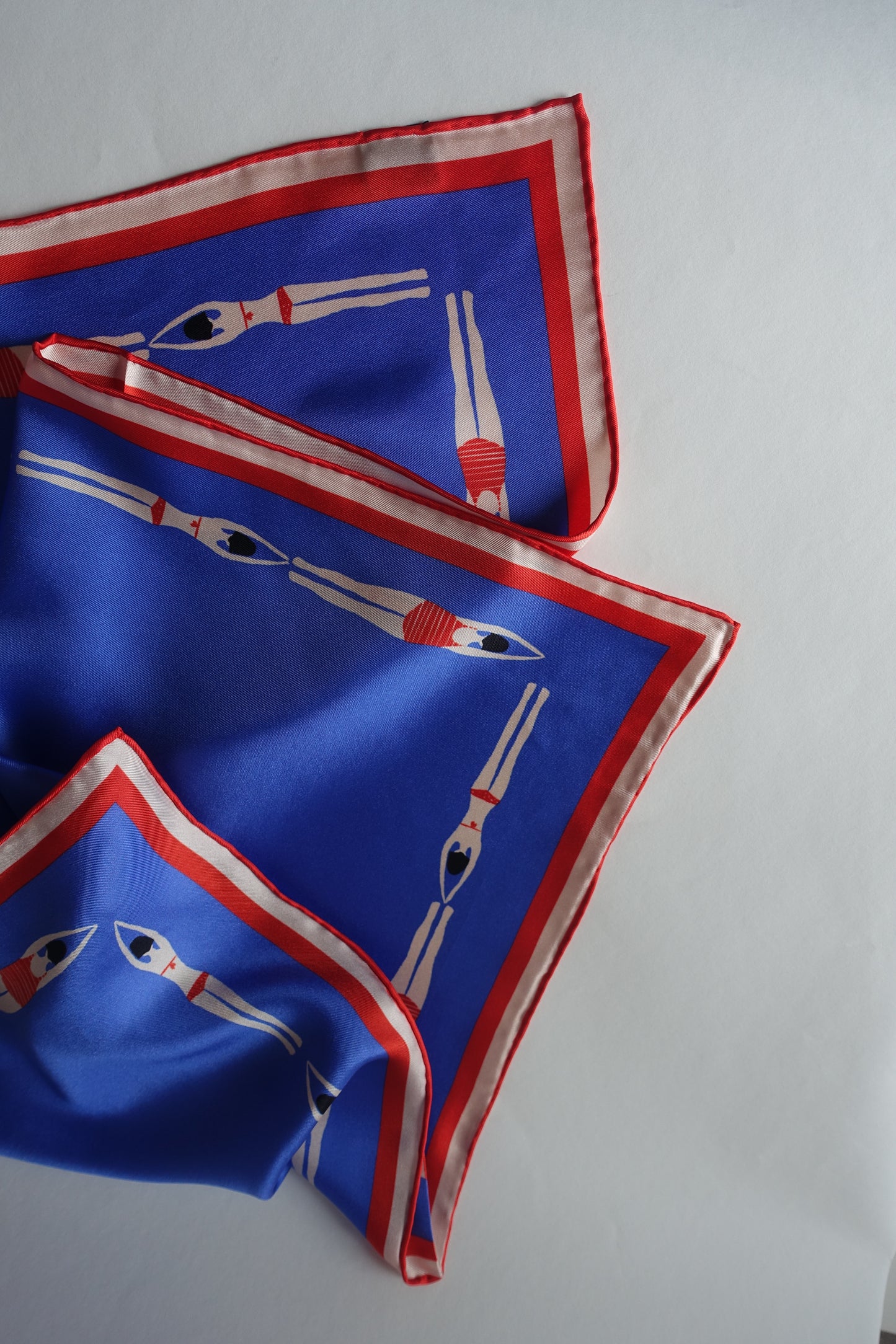 The Swimmers, 65cm Silk Scarf