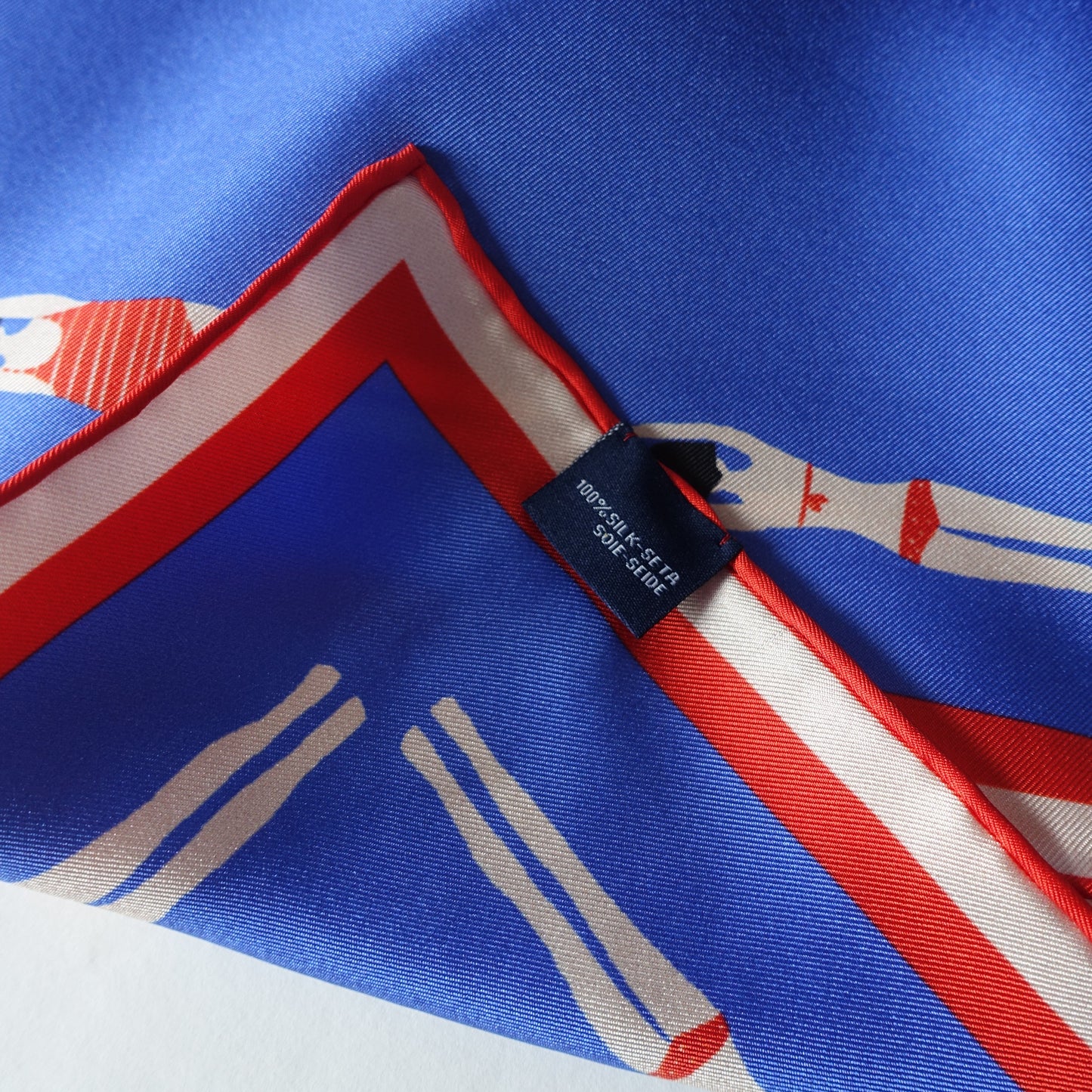 The Swimmers, 65cm Silk Scarf