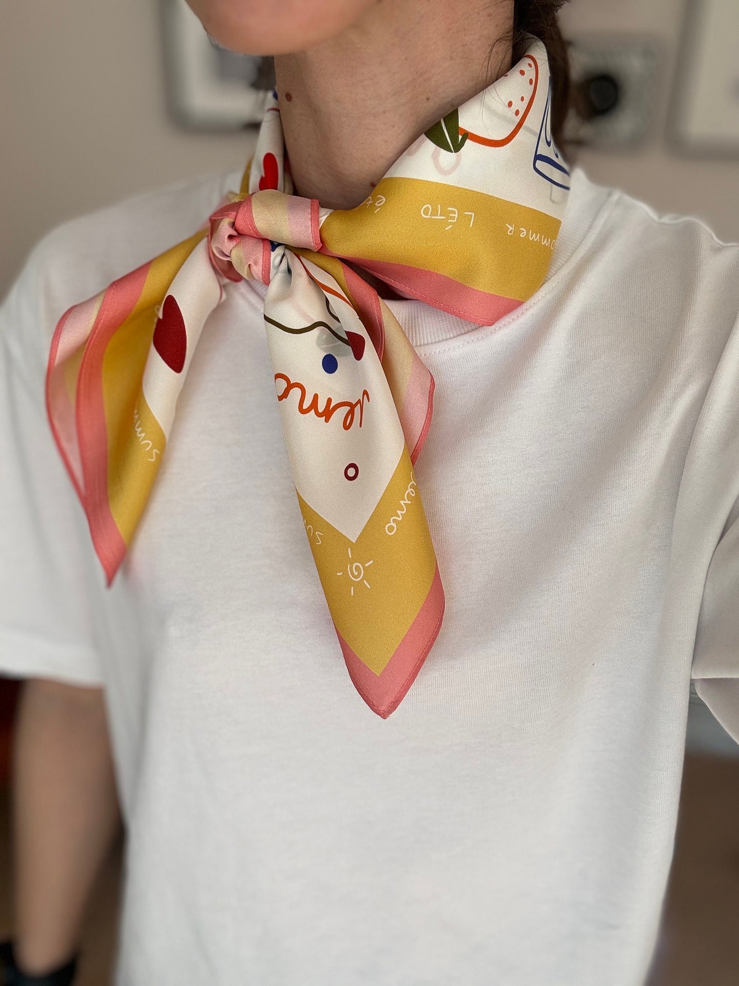 Summer 65cm Silk Scarf