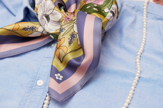 Spring 65cm Silk Scarf
