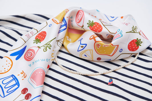 Summer 65cm Silk Scarf