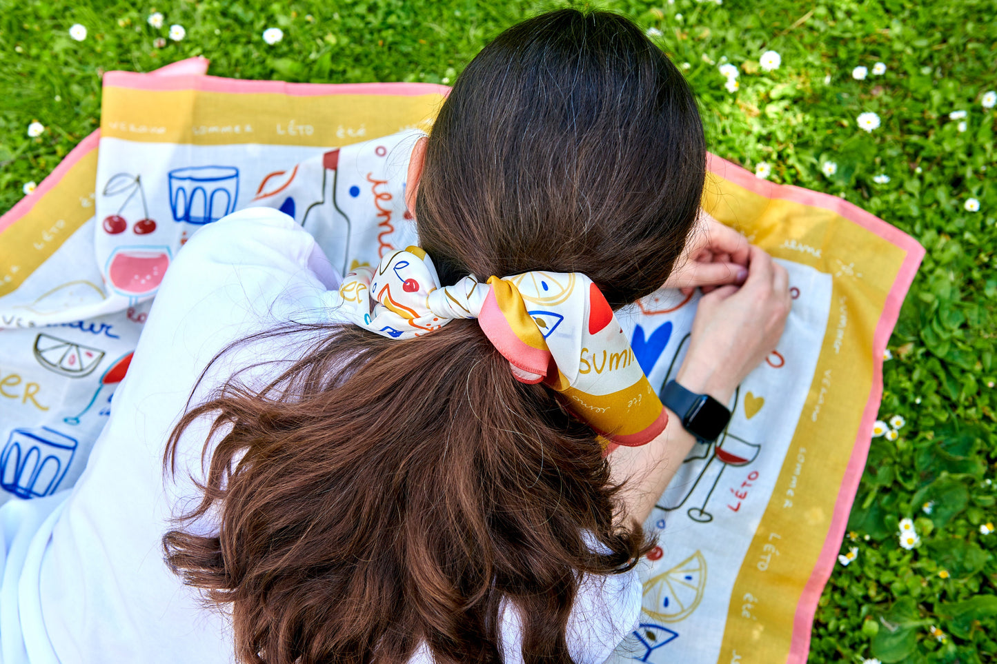 Summer 65cm Silk Scarf