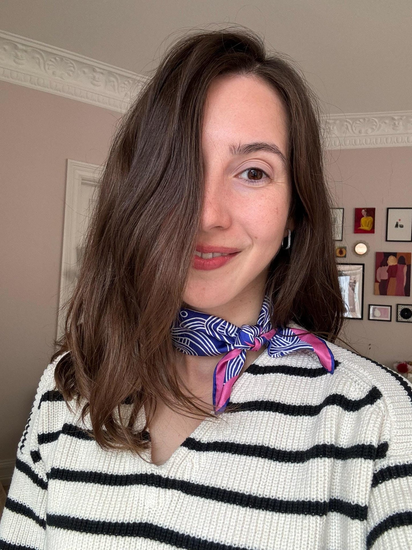 Mini Ramen 40cm Silk Scarf