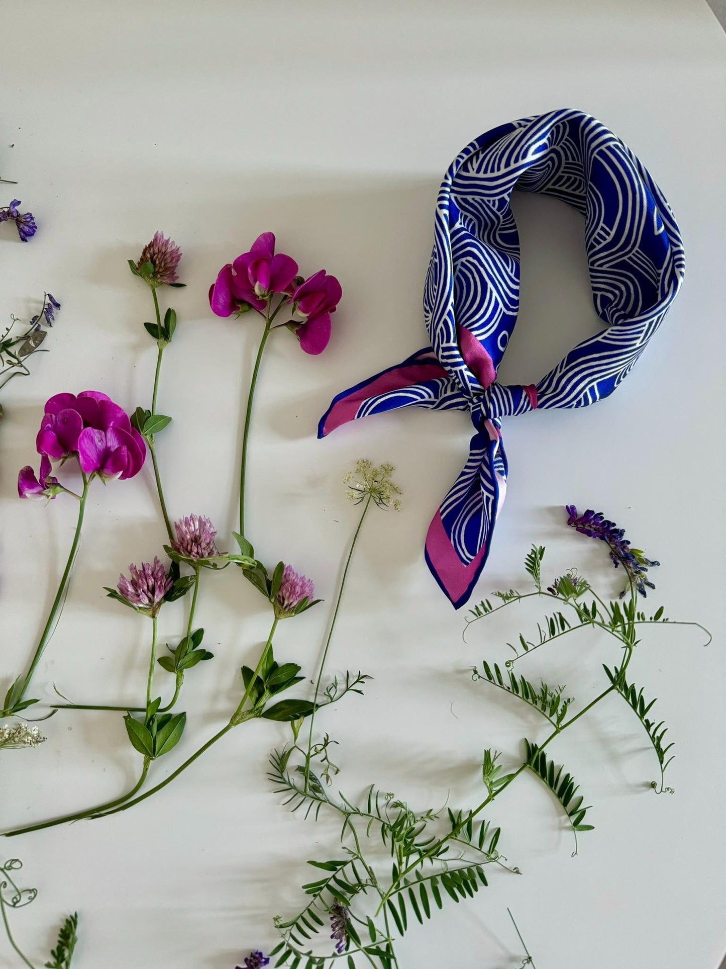 Mini Ramen 40cm Silk Scarf