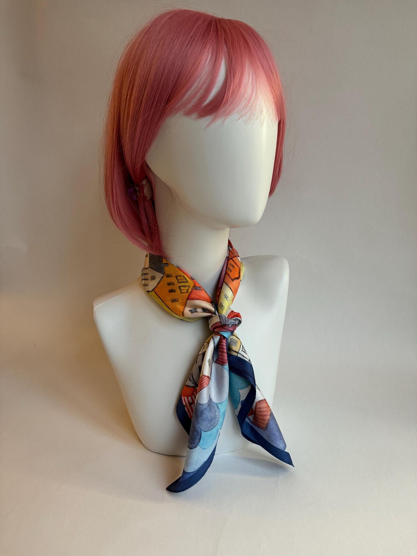 Scandinavia, 65cm Square Silk Scarf