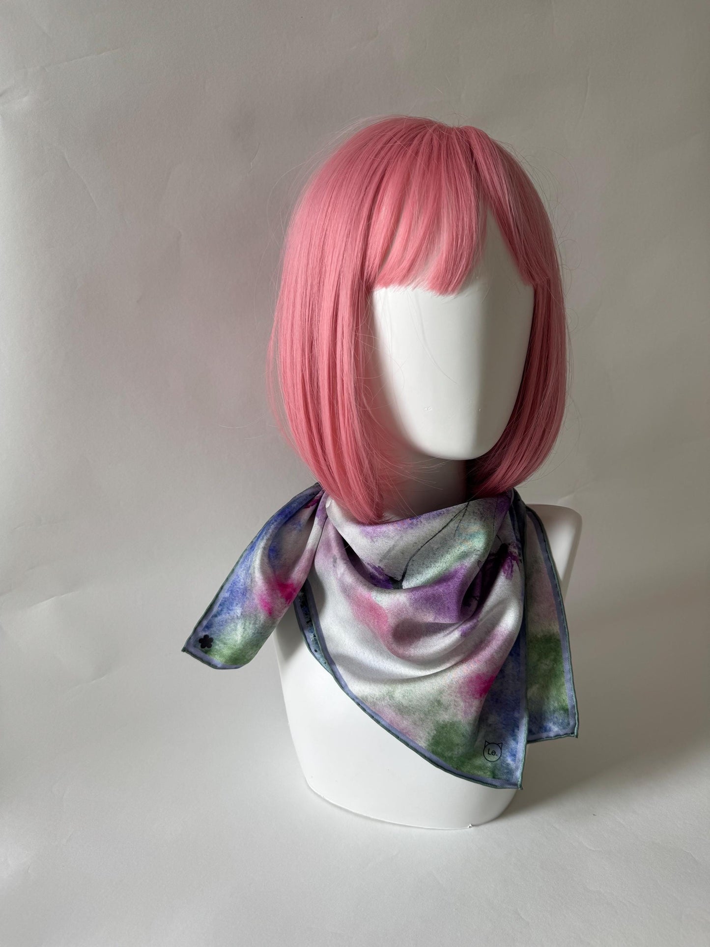The Meadow,  65cm Square Silk Scarf