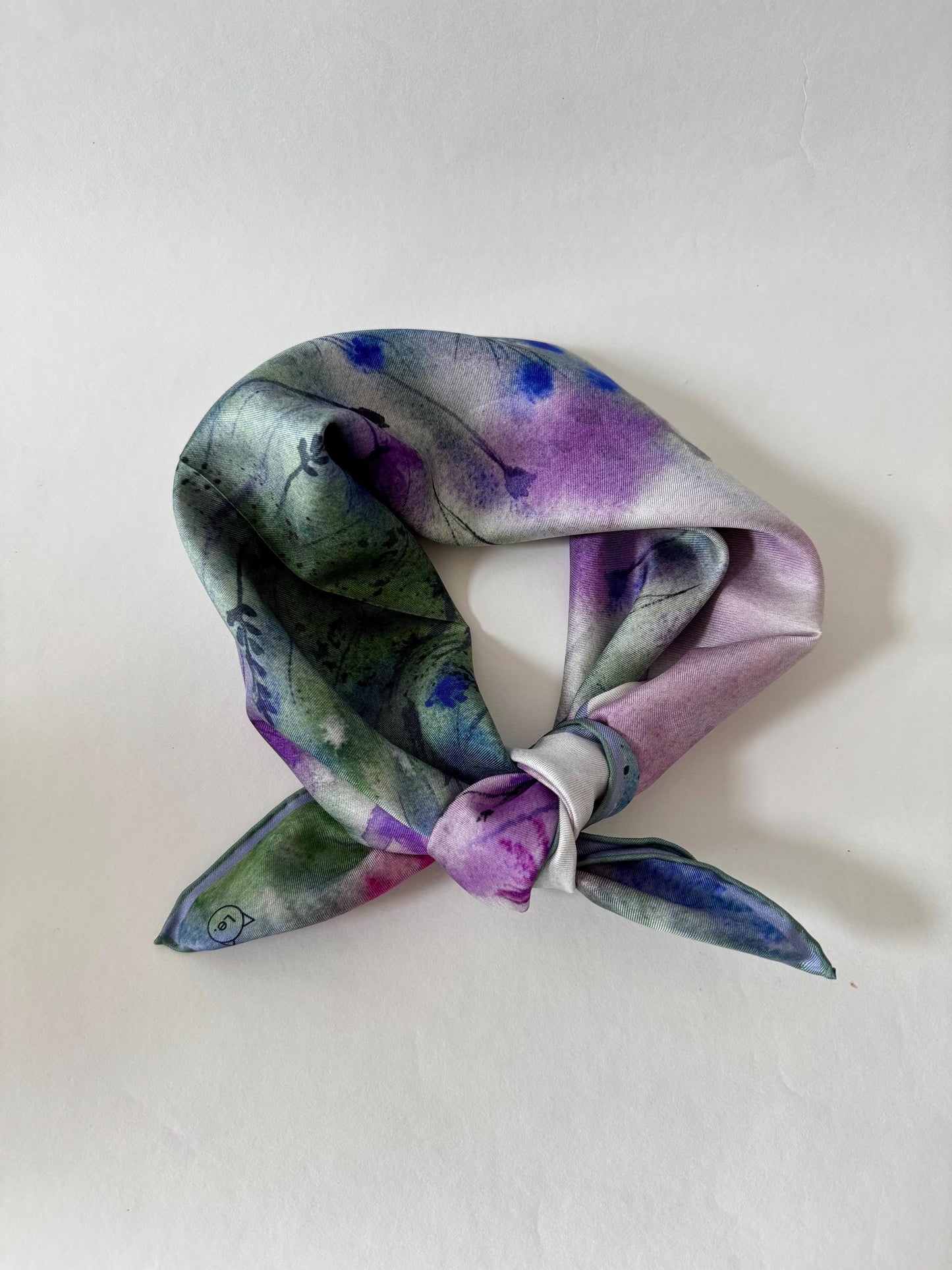 The Meadow,  65cm Square Silk Scarf