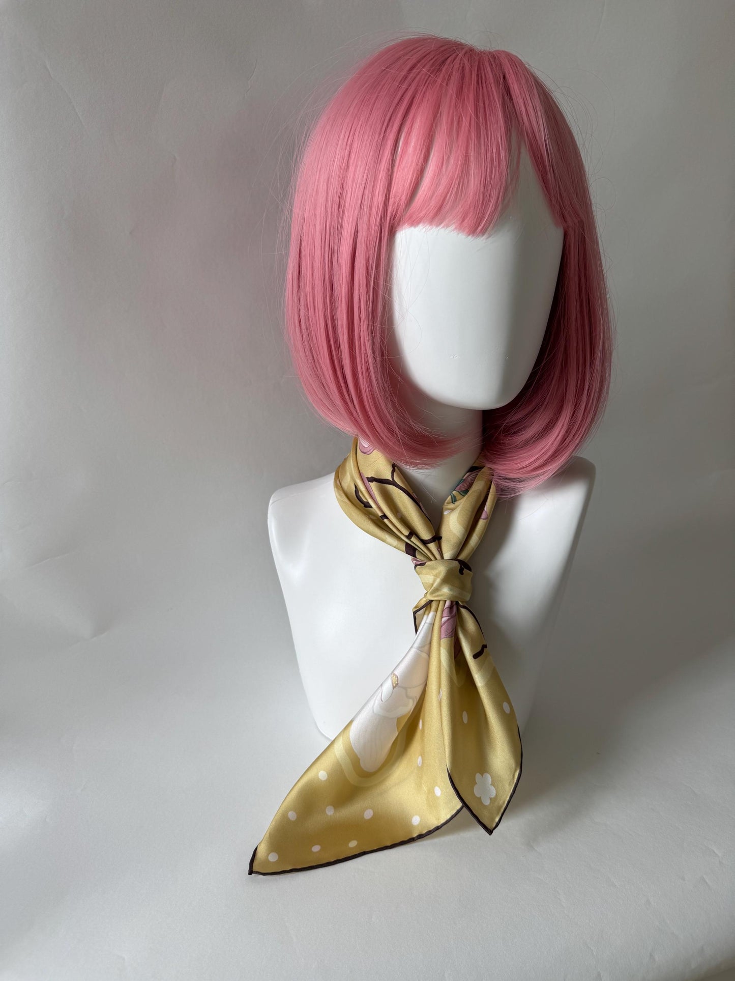 Magnolias, 65 cm Silk Twill Square Scarf