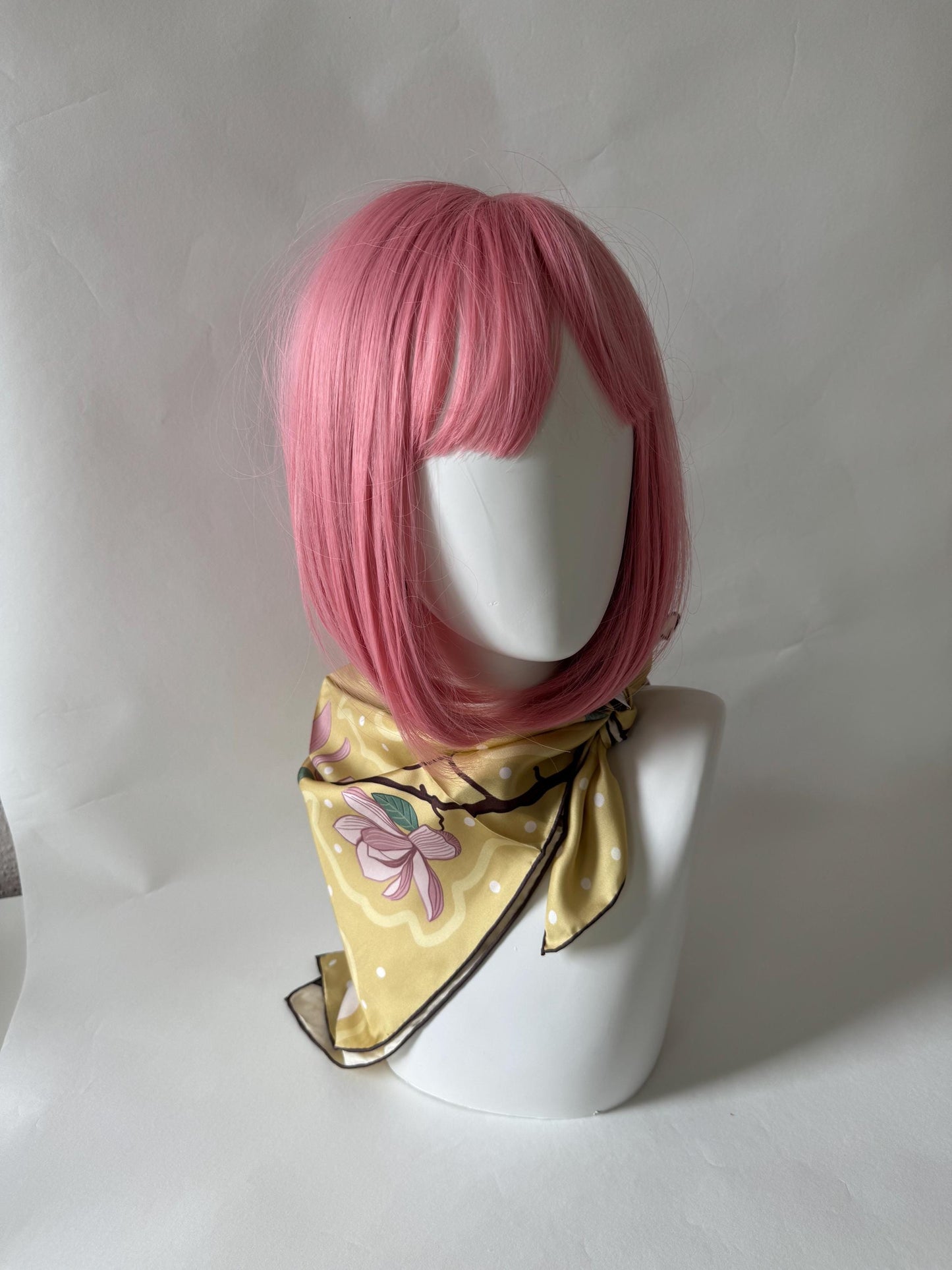 Magnolias, 65 cm Silk Twill Square Scarf